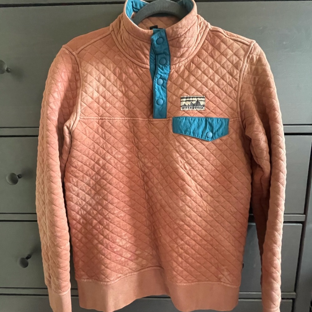 Patagonia cotton quilt pullover XS